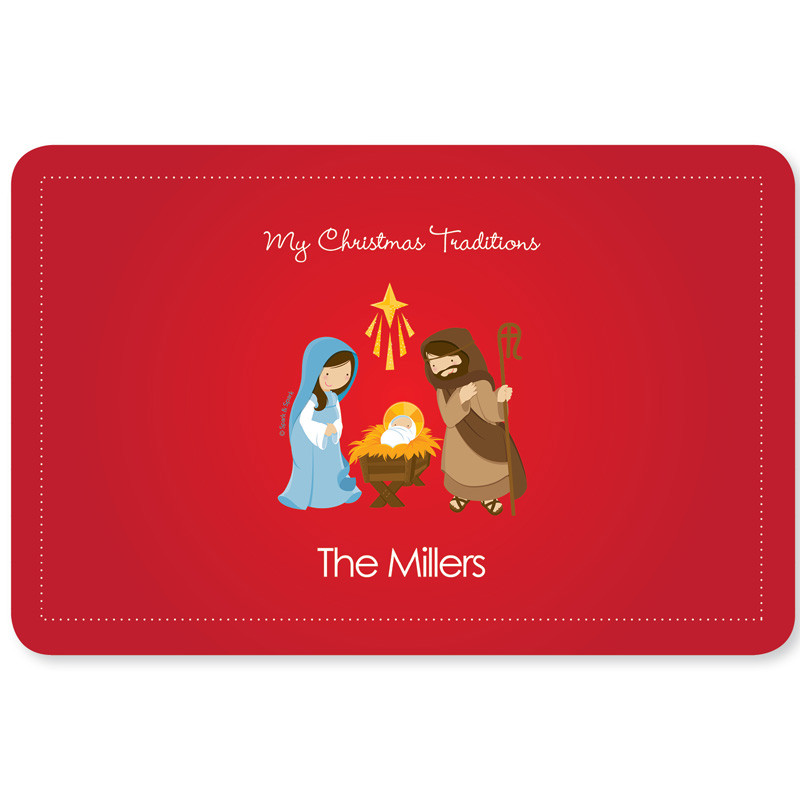 The Nativity Tradition Holiday Placemat