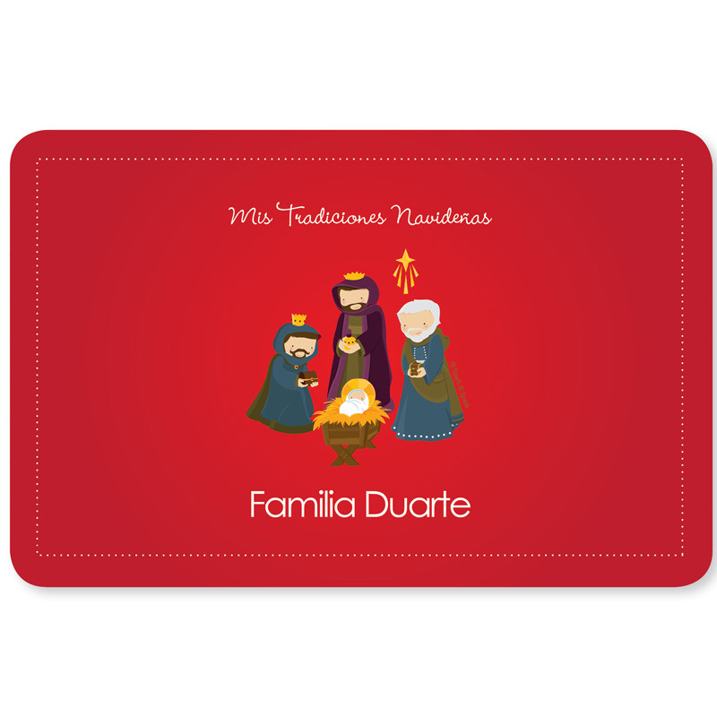 La Tradicion de los Reyes Magos Holiday Placemat