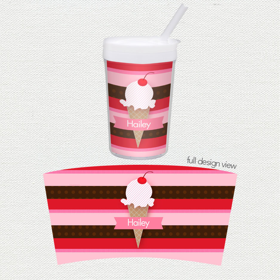 Strawberry Cone Toddler Cup
