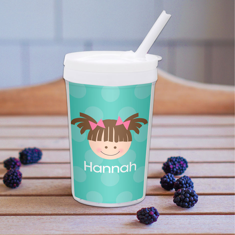 Just Like Me Girl Aqua Toddler Cup