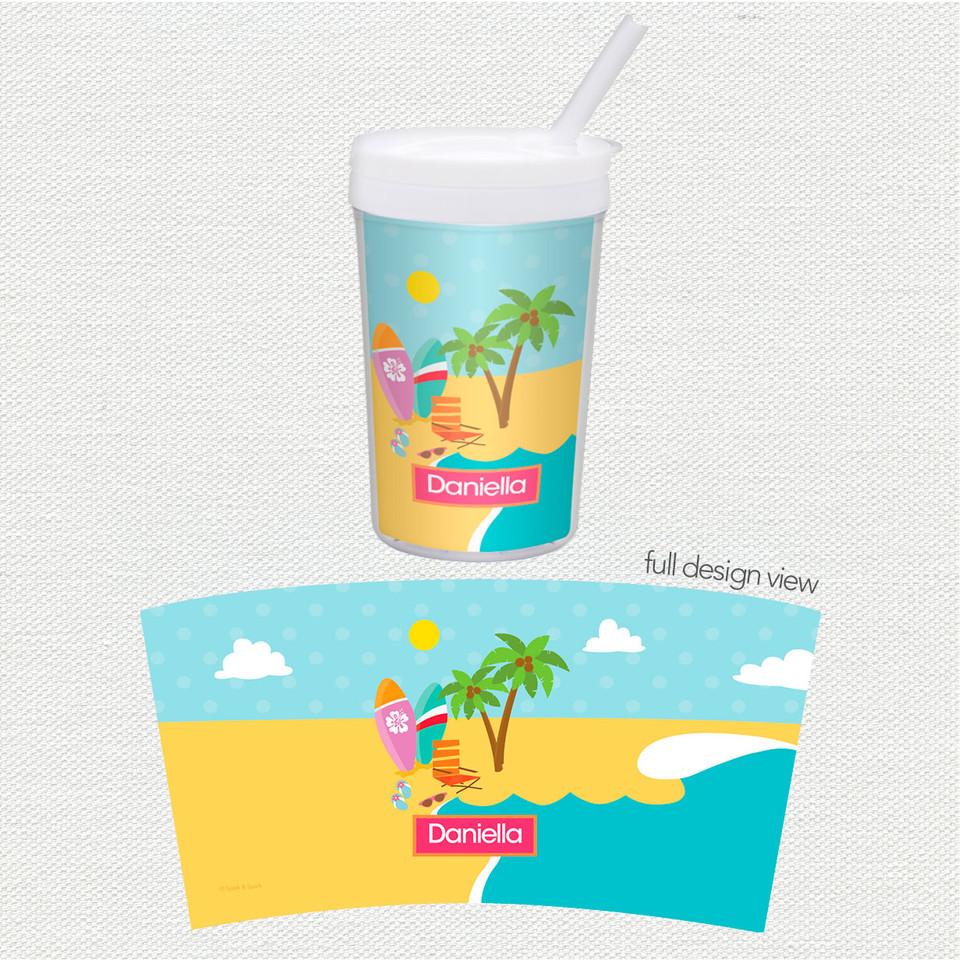 Fun at the Beach Toddler Cup