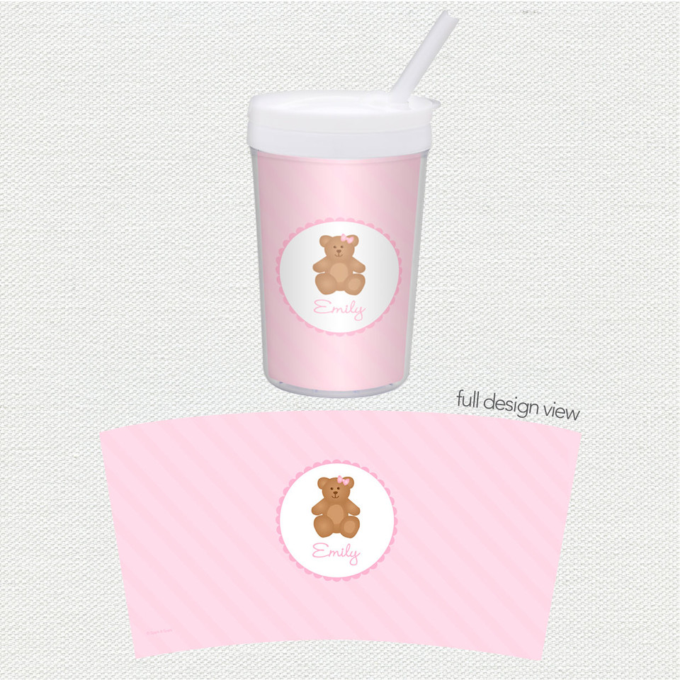 A Sweet Teddy Bear Toddler Cup