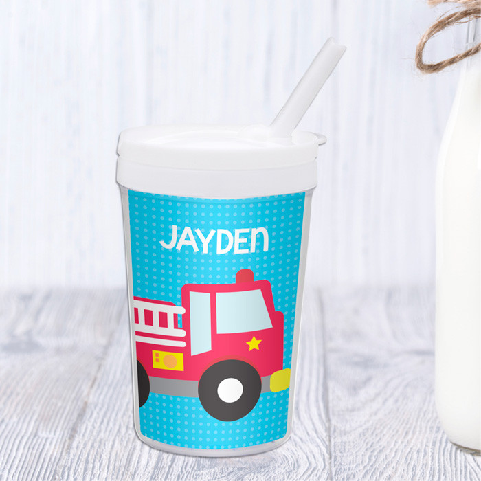 Cool Firetruck Toddler Cup