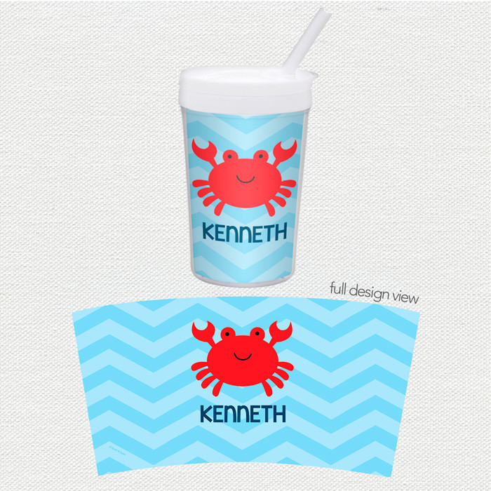 Happy Crab Toddler Cup