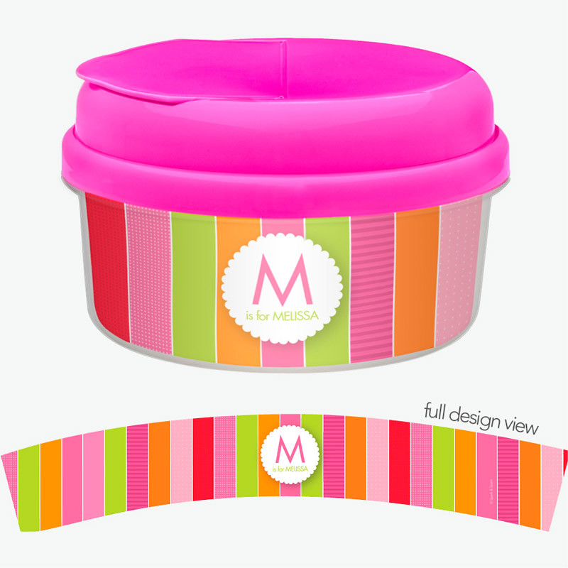 Bold And Fun Stripes Snack Bowls For Kids