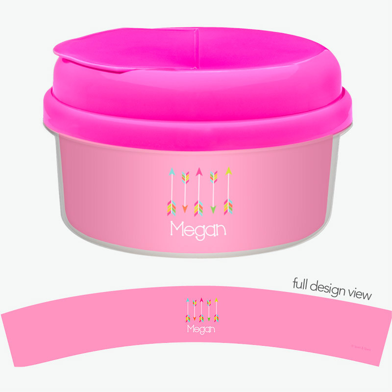 Colorful Arrows Customized Snack Bowl