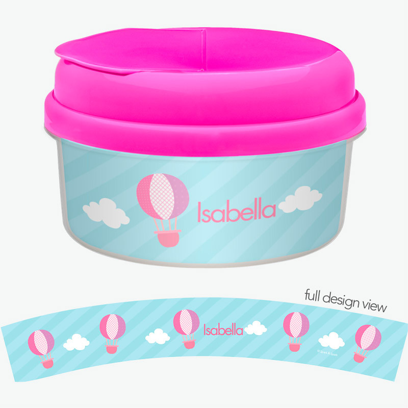 Pink Hot Air Balloon Snack Bowls Gifts