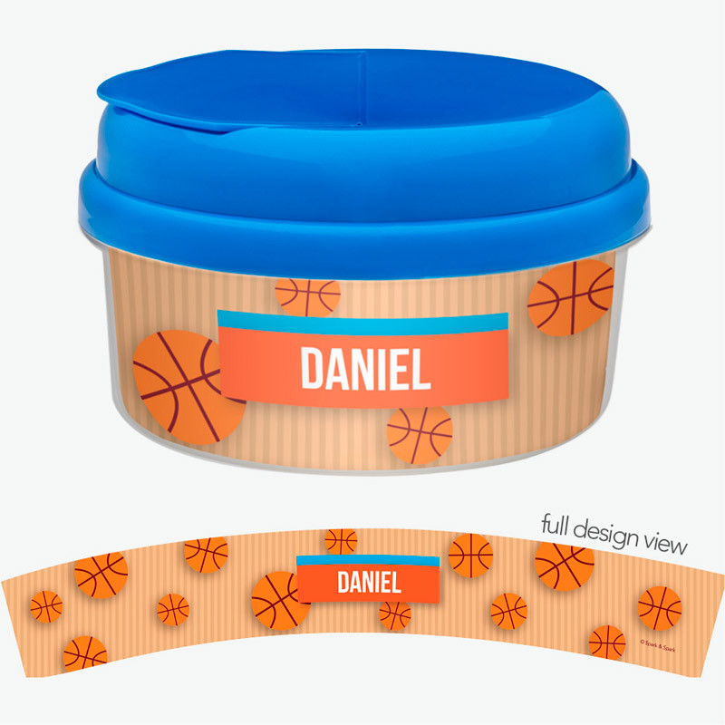 Basketball Fan Boy Snack Bowl