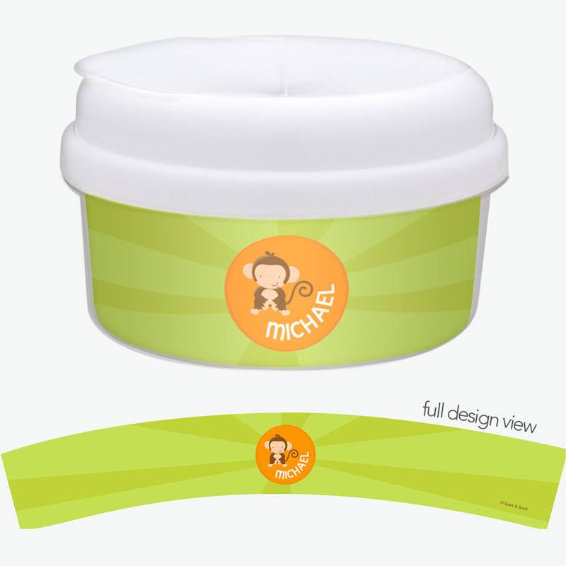 Cute Baby Monkey Snack Bowl