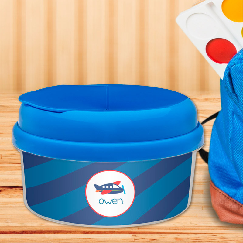 Airplane Ride Personalized Snack Bowls