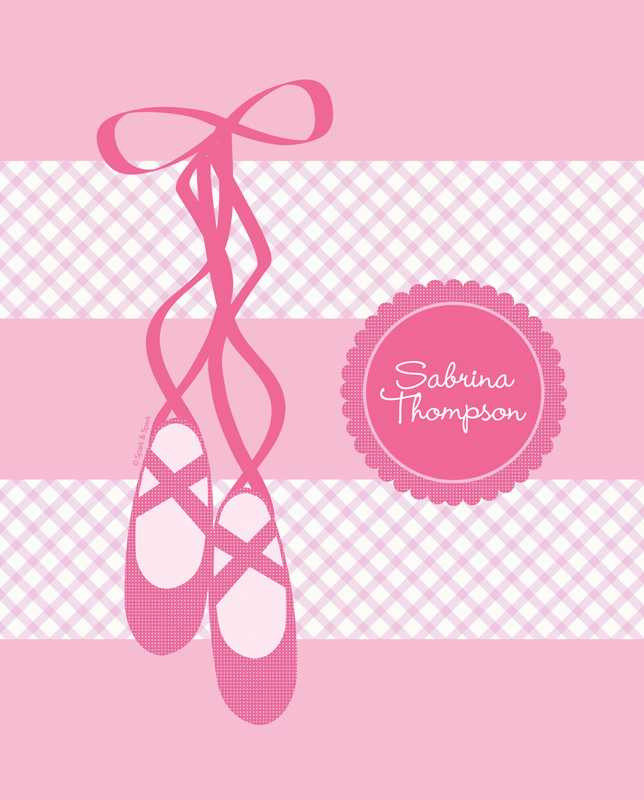 My Ballerina Shoes Wall Art
