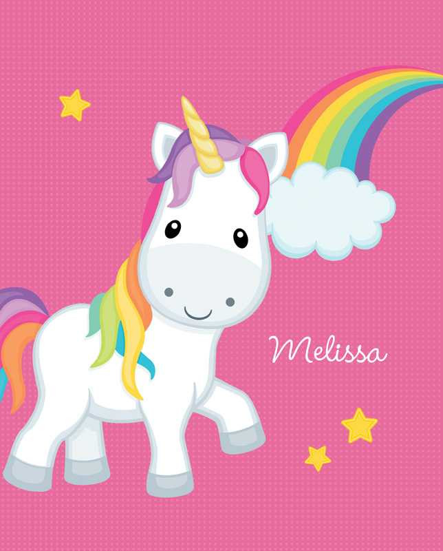 Rainbow Unicorn Kids Wall Art