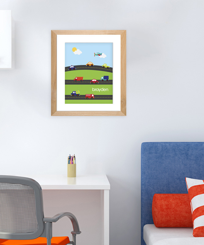 My Commute Kids Wall Art