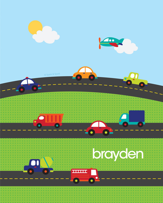 My Commute Kids Wall Art