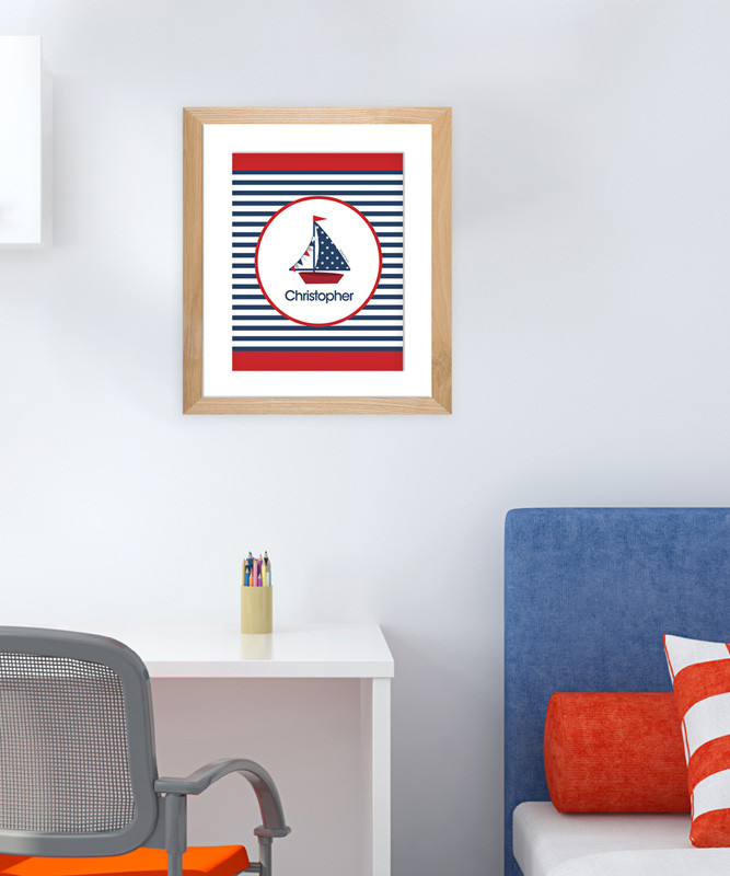 Set Sail Kids Wall Art