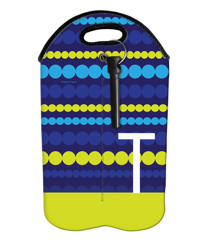 Simply Yellow Dots Wine Tote
