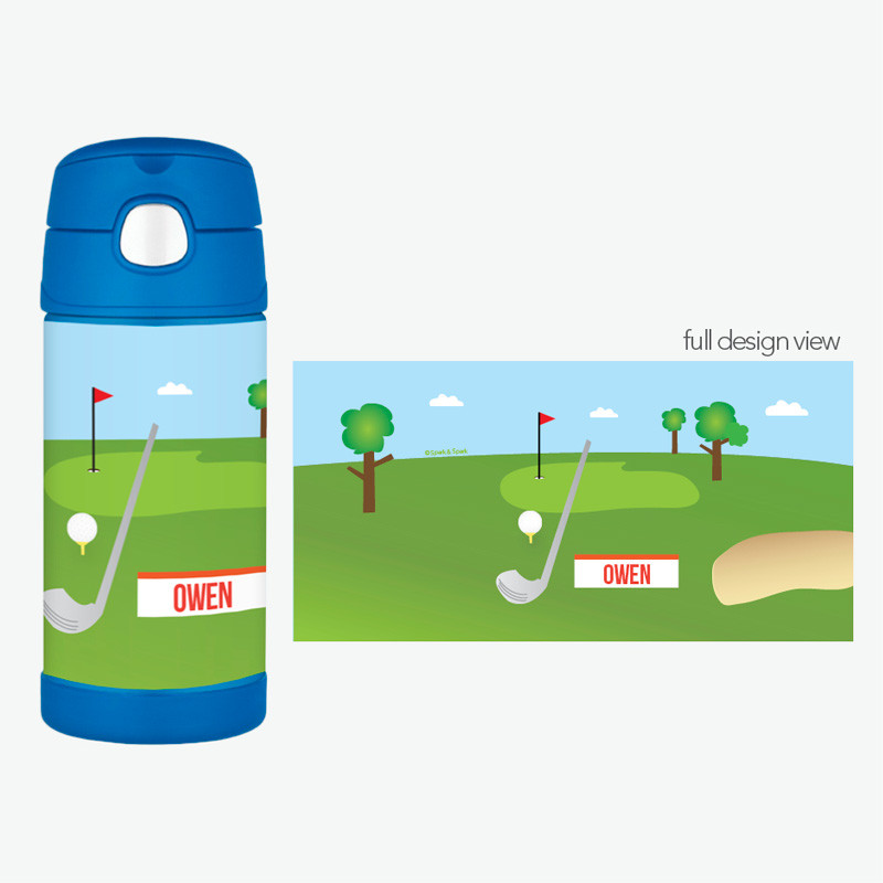 My Love for Golf Thermos Bottle