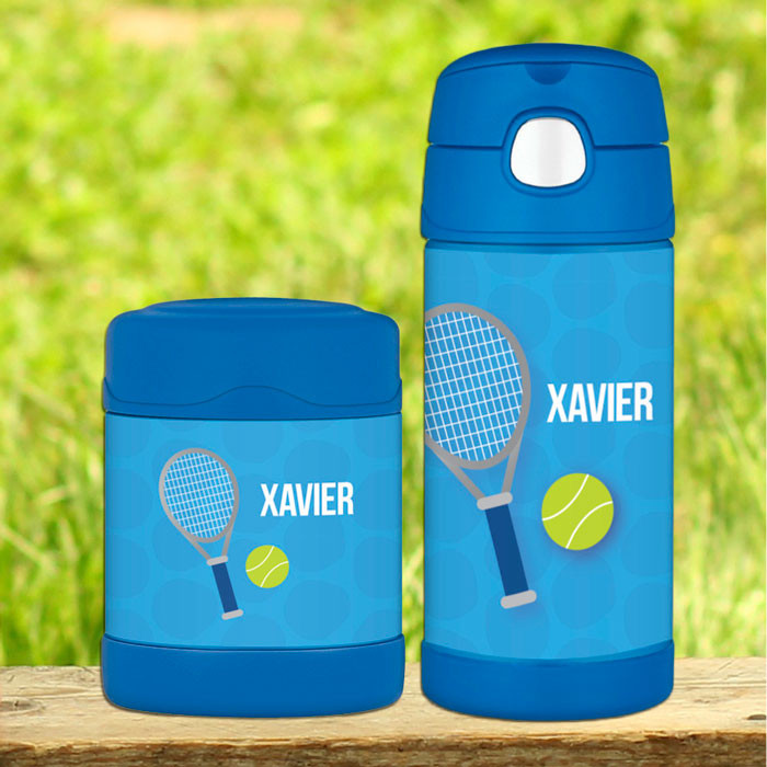 Tennis Fan Boy Thermos Bottle