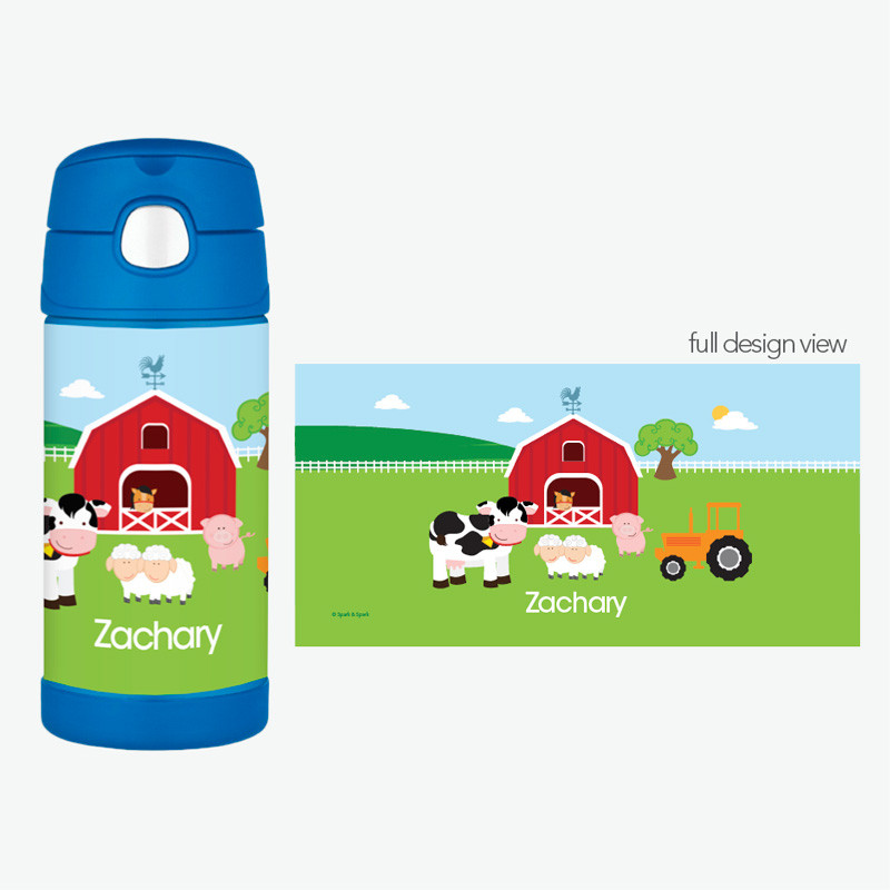 A Day in the Farm Thermos Bottle