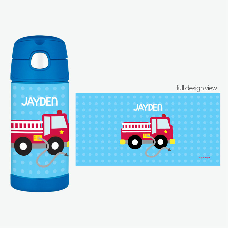 Cool Fire Truck Thermos Bottle
