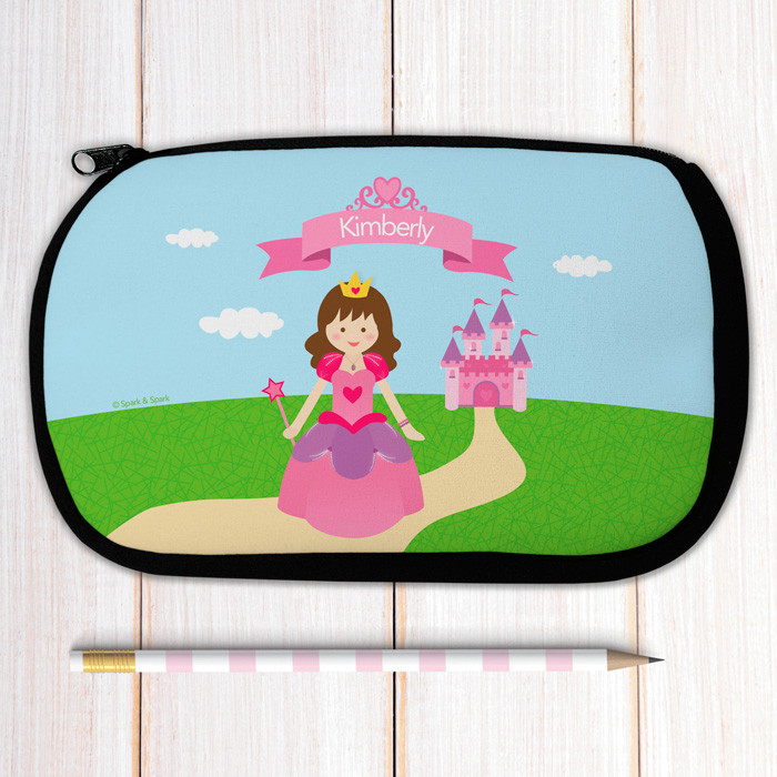 Brunette Sweet Little Princess Pencil Case