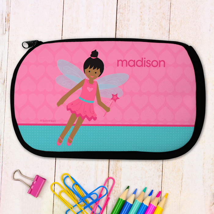 African American Fairy Girl Pencil Case