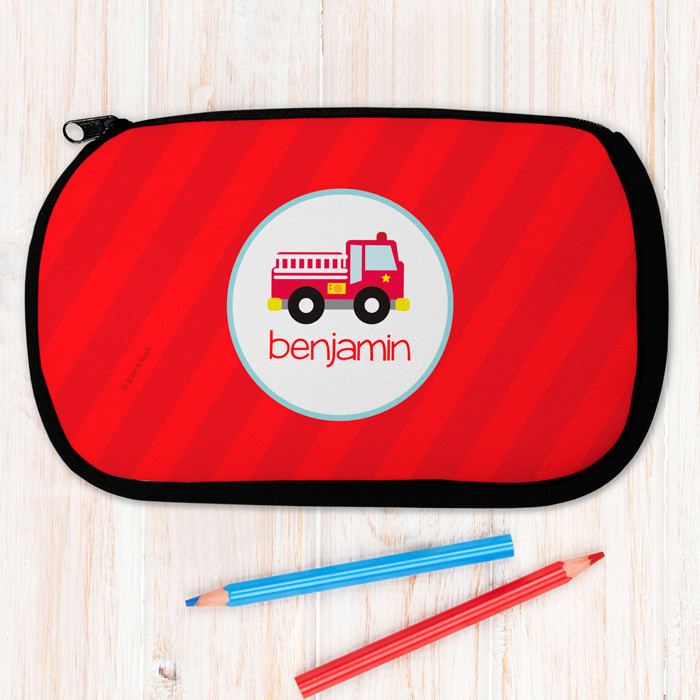 Cute Little Fire Truck Pencil Case by Spark & Spark
