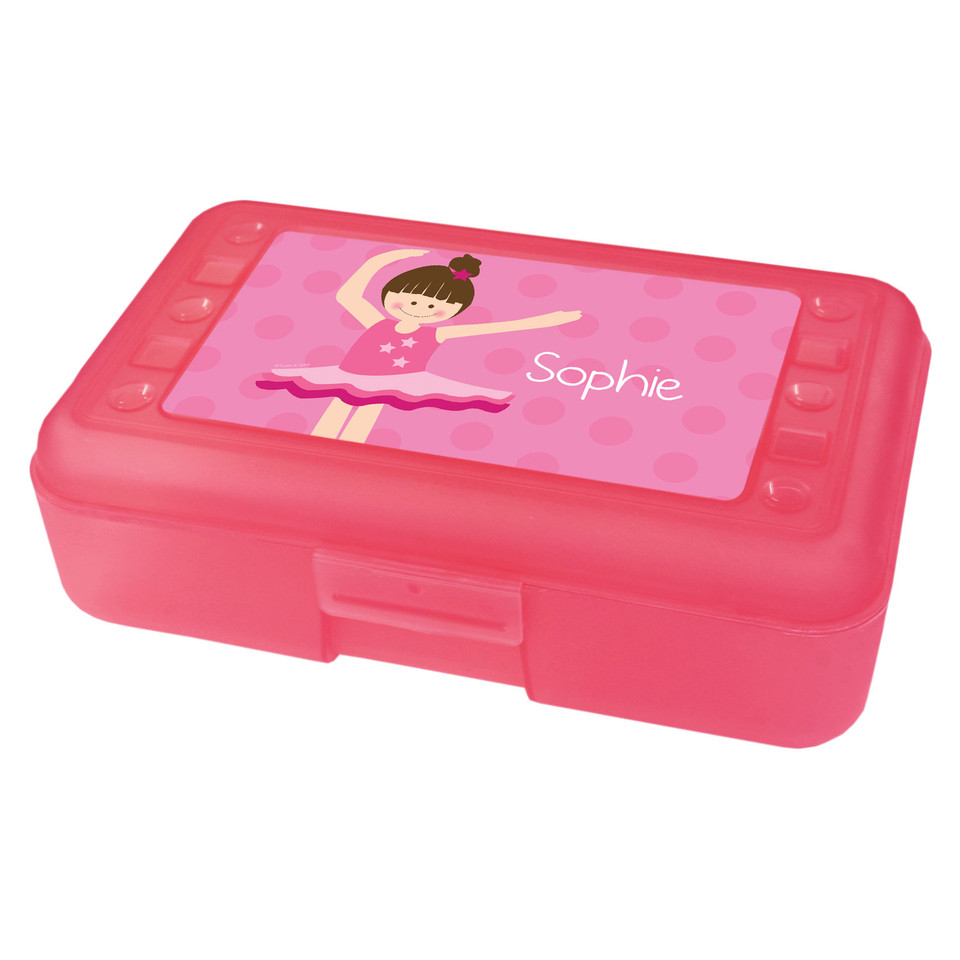 Love For Ballet Personalized Pencil Box