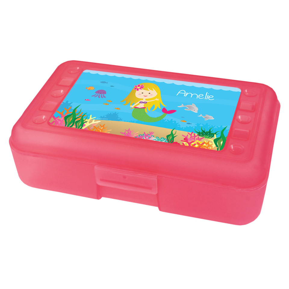 Sweet Mermaid Personalized Pencil Box