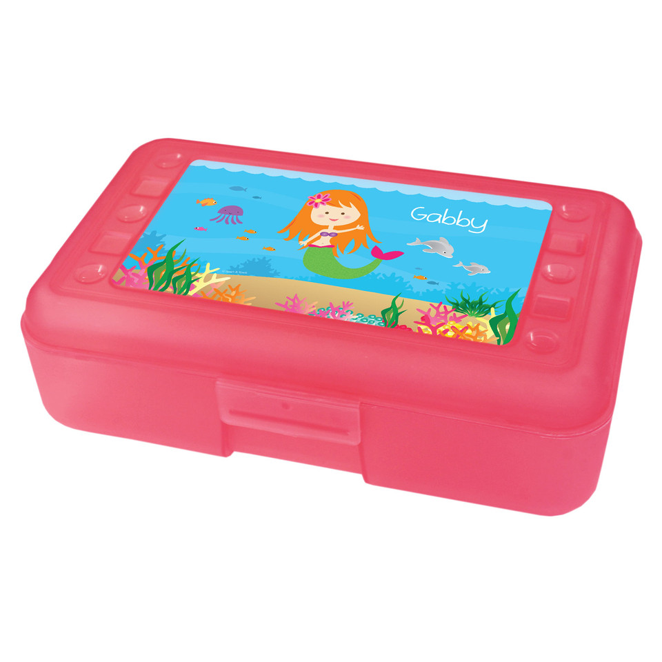 Sweet Mermaid Personalized Pencil Box