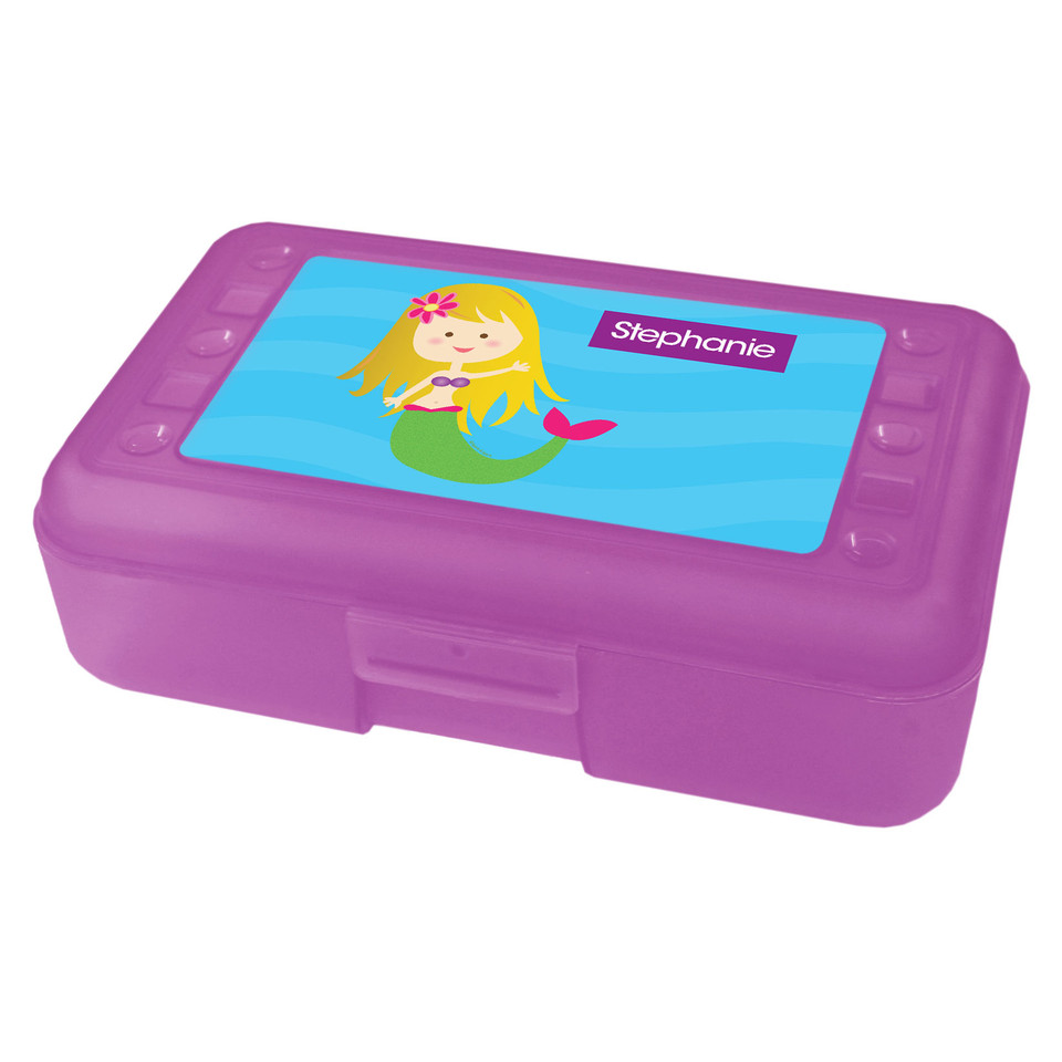 Cute Mermaid Personalized Pencil Box