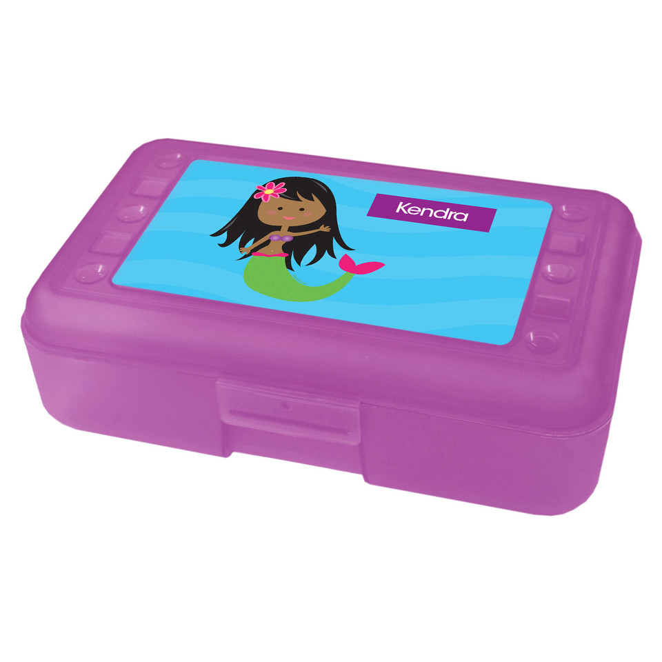 Cute Mermaid Personalized Pencil Box