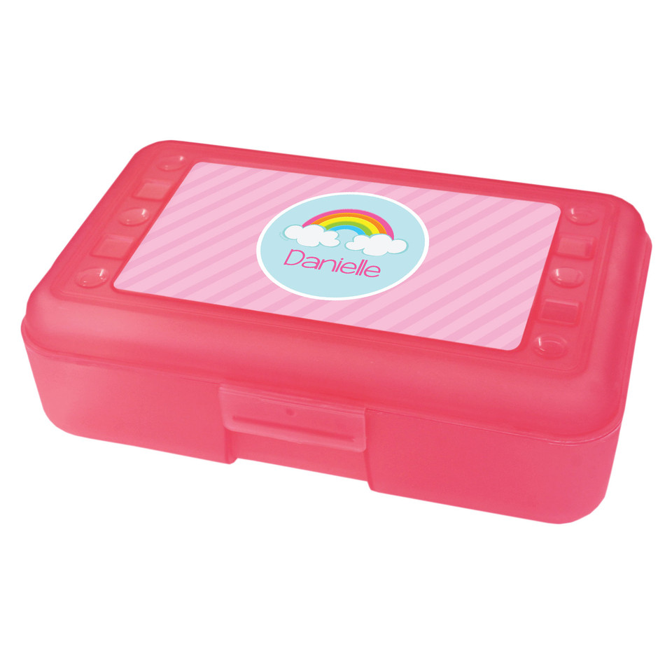 rainbow in the sky pencil box for kids