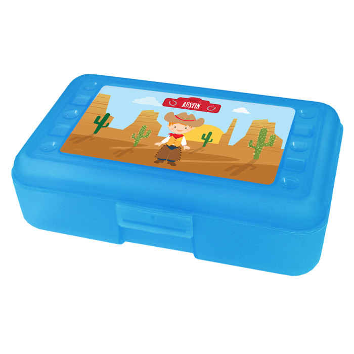 Cowboy Personalized Pencil Box