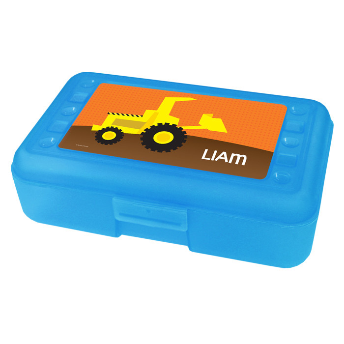 Fun Tractor Personalized Pencil Box