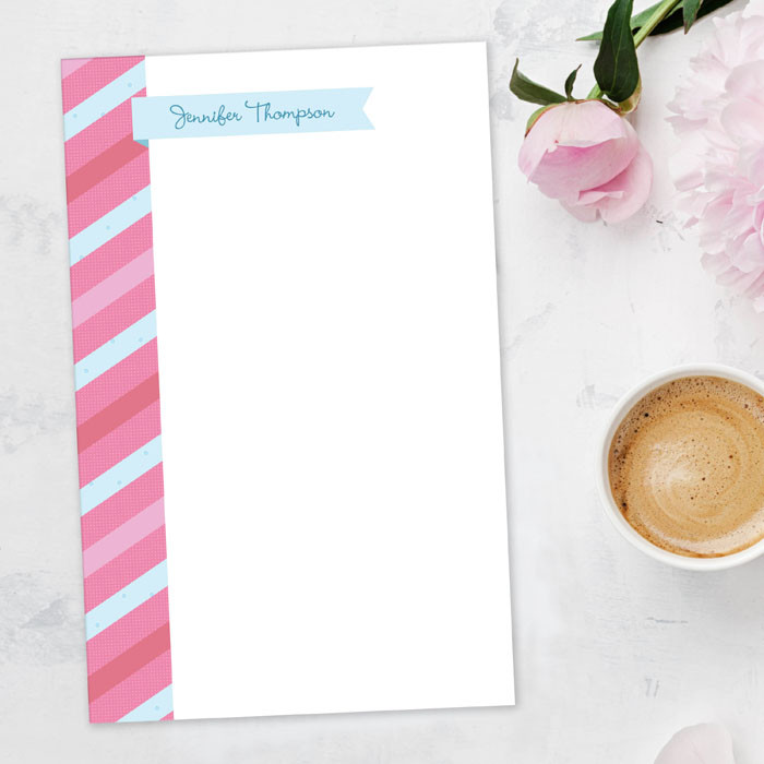 Bold Lines Flag Custom Notepad