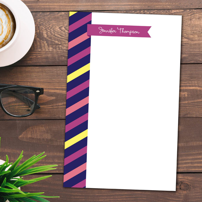 Bold Lines Flag Custom Notepad