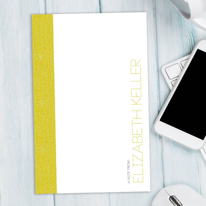 Sweet Flowers Custom Notepad