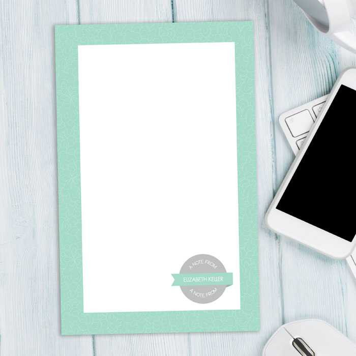 Fantastic Chunky Notepad for Teacher | Sweet Flowers Square