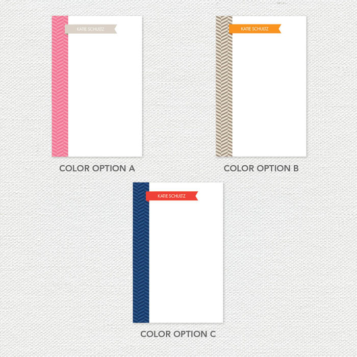 Up and Down Flag Custom Notepad