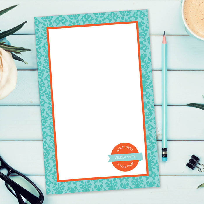 Victorian Ways Sqaure Custom Notepad