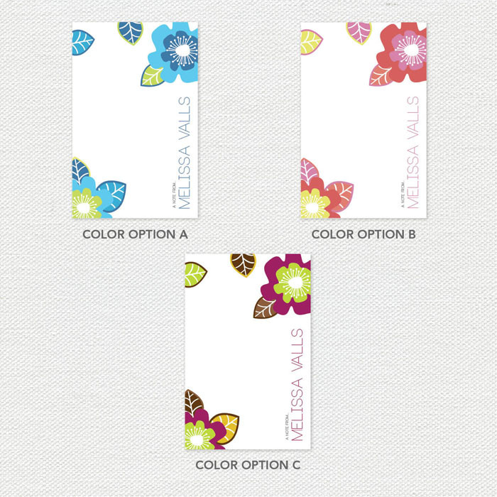 Bold Beauty Custom Notepad