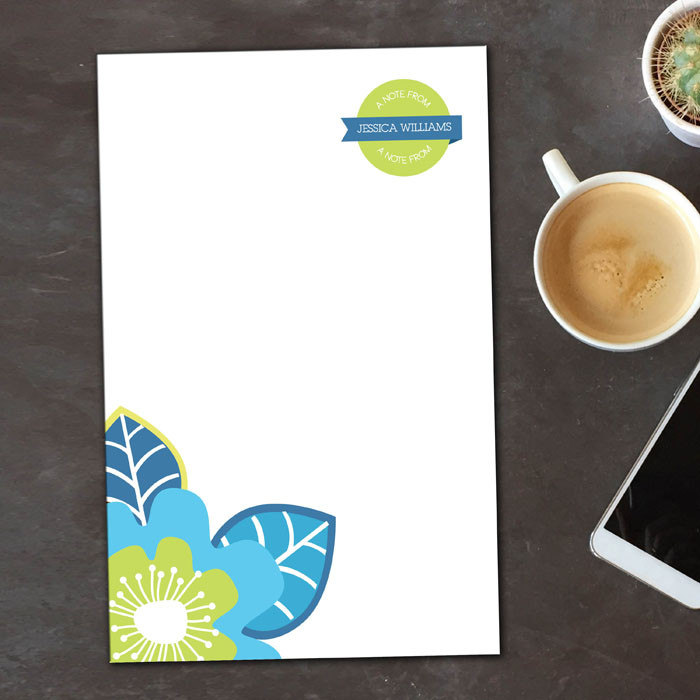 Cute Design Your Own Notepads | Bold Beauty Circle