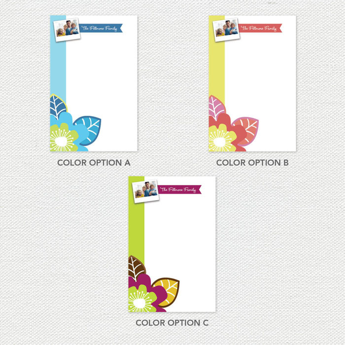 Bold Beauty Photo Custom Notepad