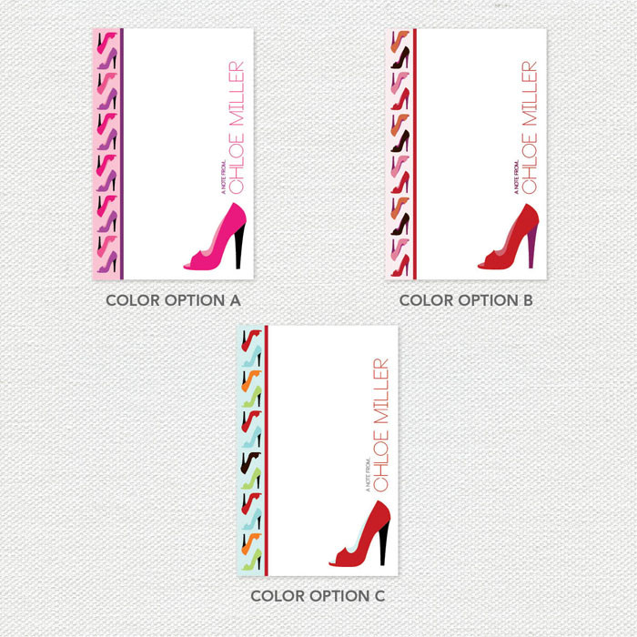 Love for Shoes Custom Notepad
