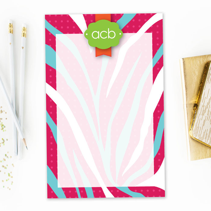Zebralicious Custom Notepad
