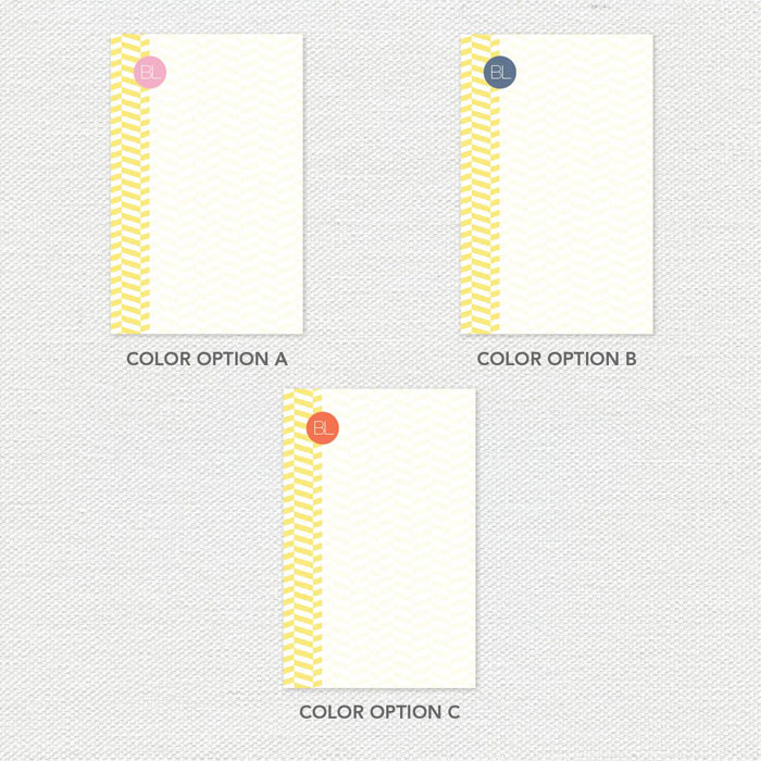 Up and Down with Style Custom Notepad