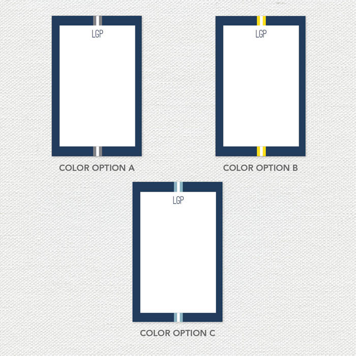 Elegant Ribbon Custom Notepad