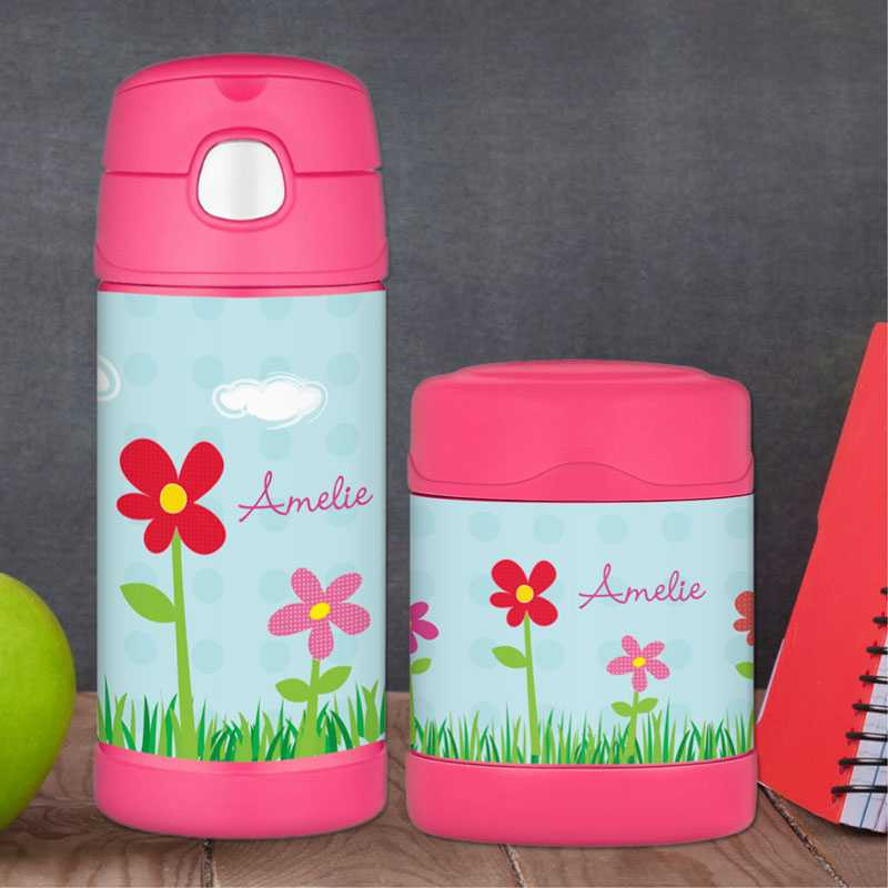 Spring Flowers Thermos Food Jar