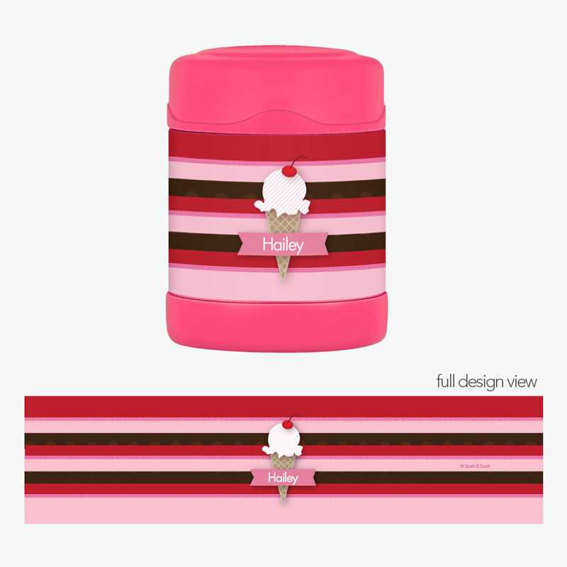 Strawberry Cone Thermos Food Jar